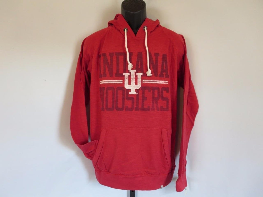 Indiana Hoosiers Mens Large (L) hooded shirt by J.America Image 2