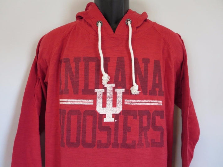 Indiana Hoosiers Mens Large (L) hooded shirt by J.America Image 3