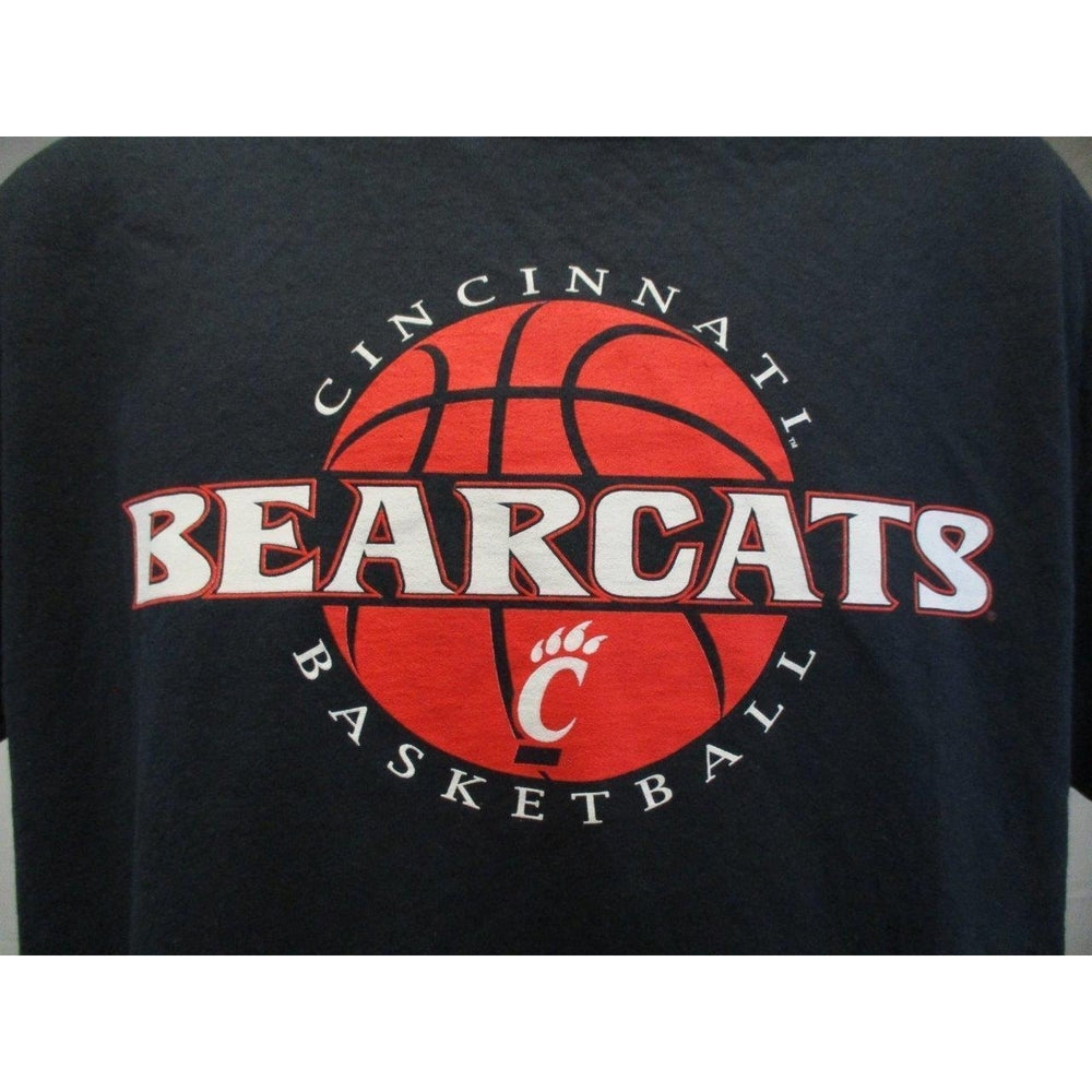 Cincinnati Bearcats Mens Size M Medium Black Shirt Image 2