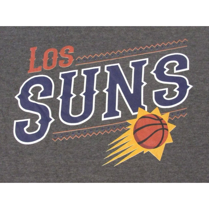 Phoenix Suns "Los Suns" Mens Size M Medium Gray Shirt Image 3