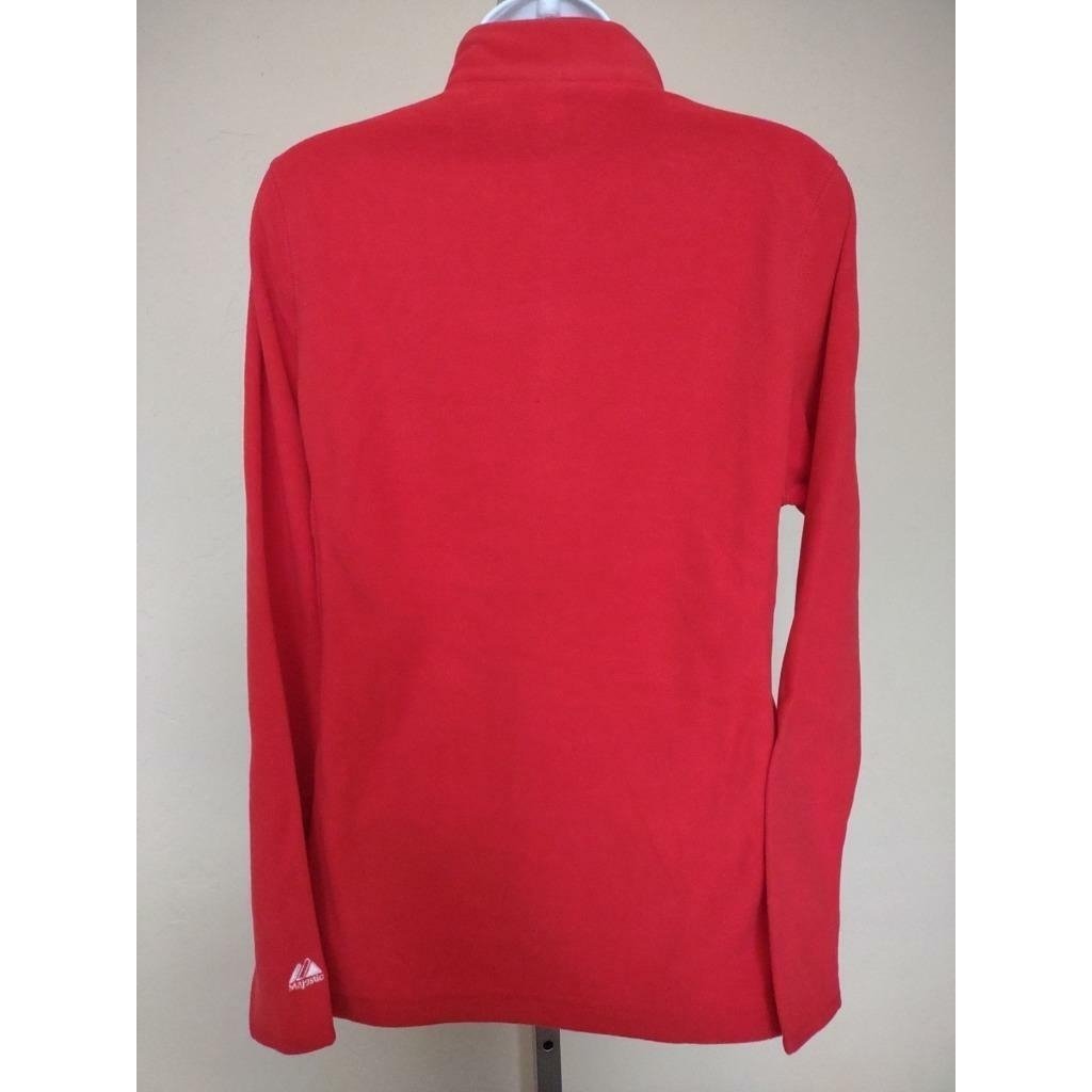 Ottawa Senators Womens Size S Small Red Majestic Fleece Full Zip Sweater Image 3