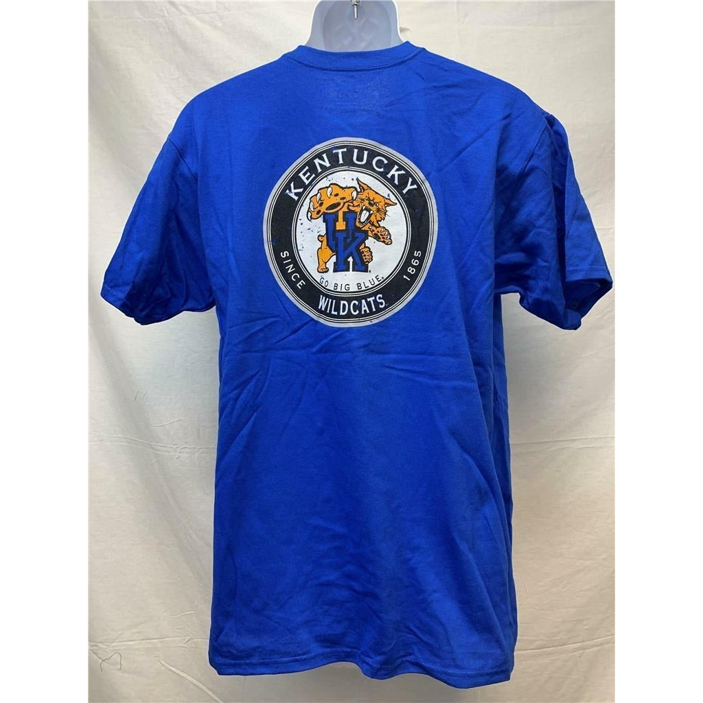 Kentucky Wildcats Mens Size L Large Blue J America Shirt Image 3