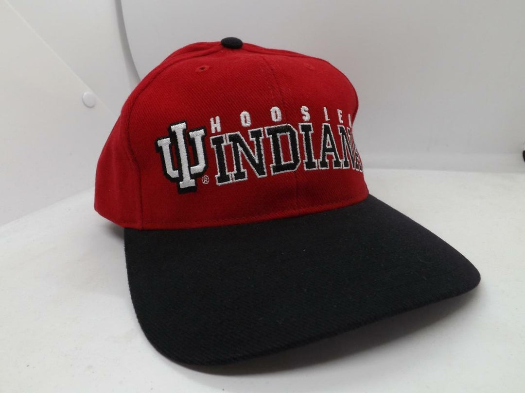 Indiana University Hoosiers Mens Adjustable OSFA Flatbrim Hat Image 2