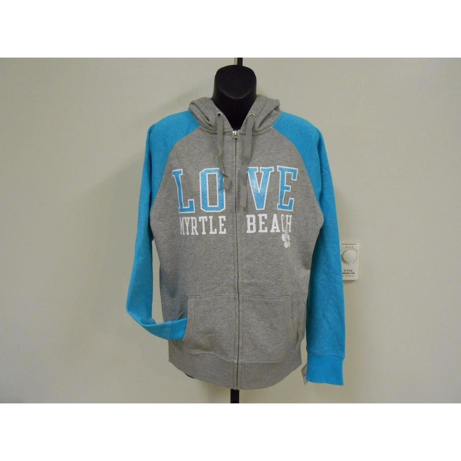 LOVE MYRTLE BEACH Womens size M MEDIUM Hoodie Jacket Image 1