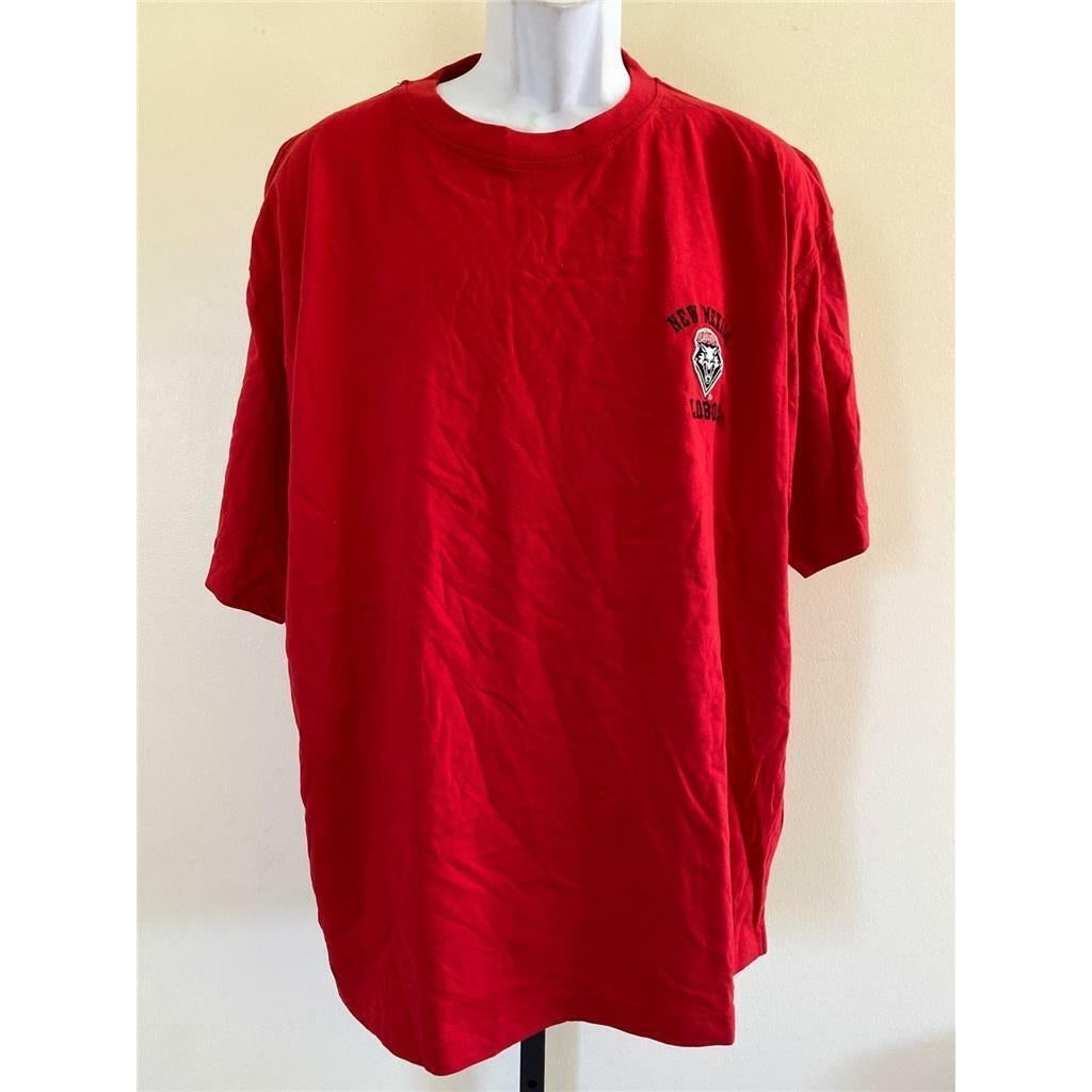 Mexico Lobos Mens Size XL Red Shirt Image 1