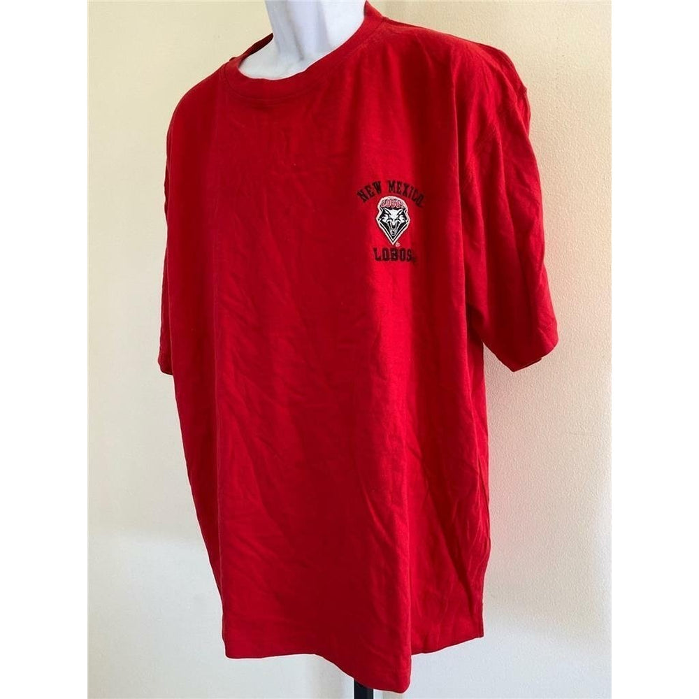 Mexico Lobos Mens Size XL Red Shirt Image 2