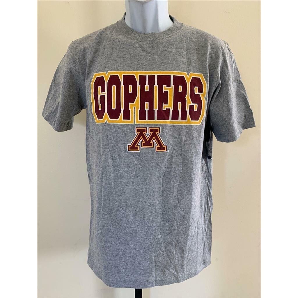 Minnesota Golden Gophers Mens Size S Small Gray Shirt Image 1