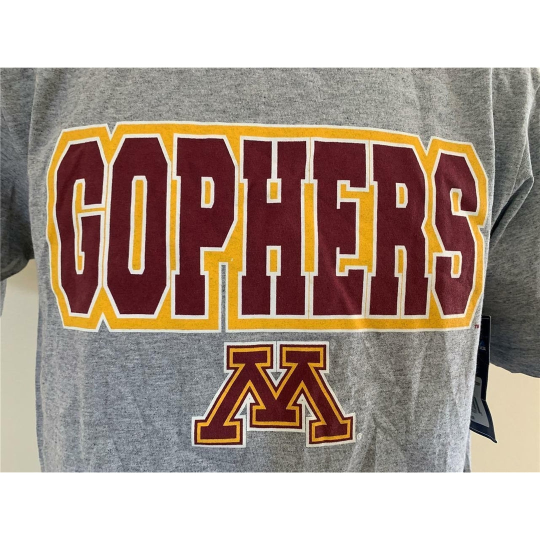 Minnesota Golden Gophers Mens Size S Small Gray Shirt Image 2