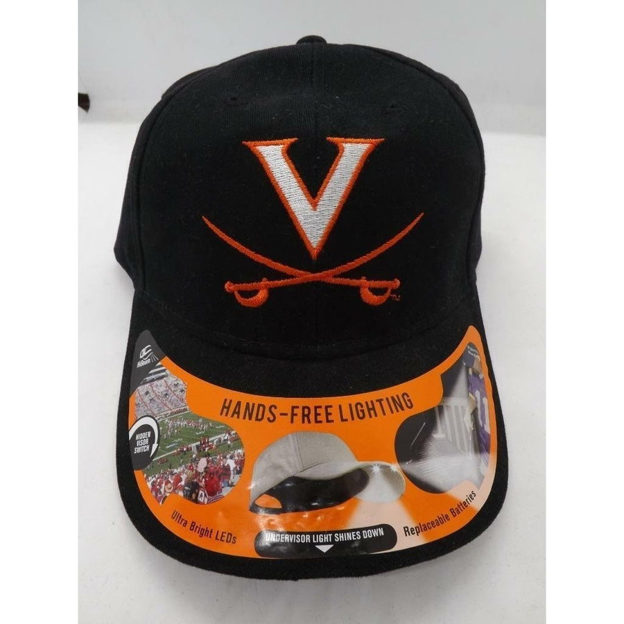 Virginia University Cavaliers Hibeam Hands-Free Light Mens Adjustable Size Hat Image 1