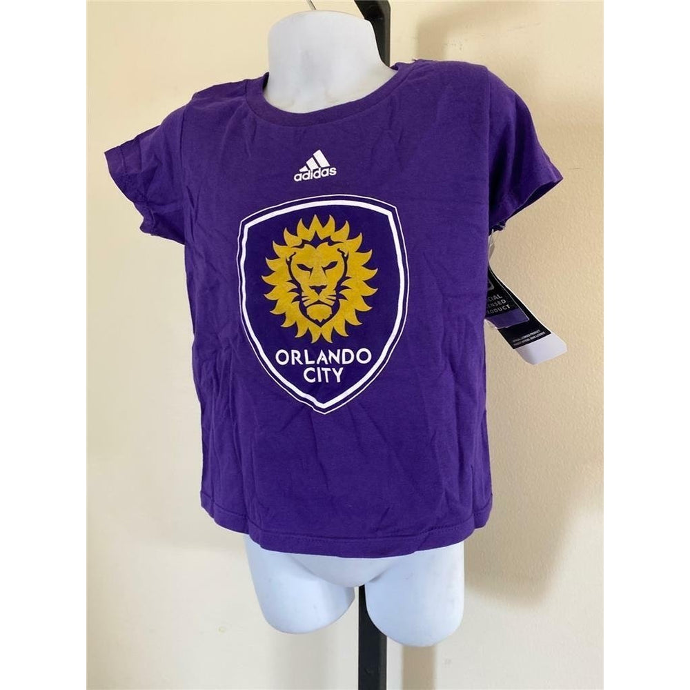 Orlando City FC Kids Size 2T Purple Shirt Image 2