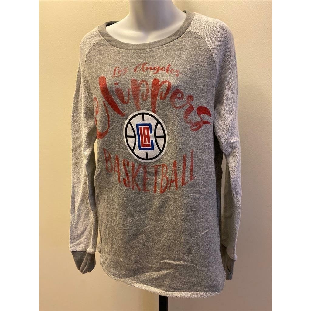 Los Angeles Clippers Womens Size M Medium Gray Sweatshirt Image 2