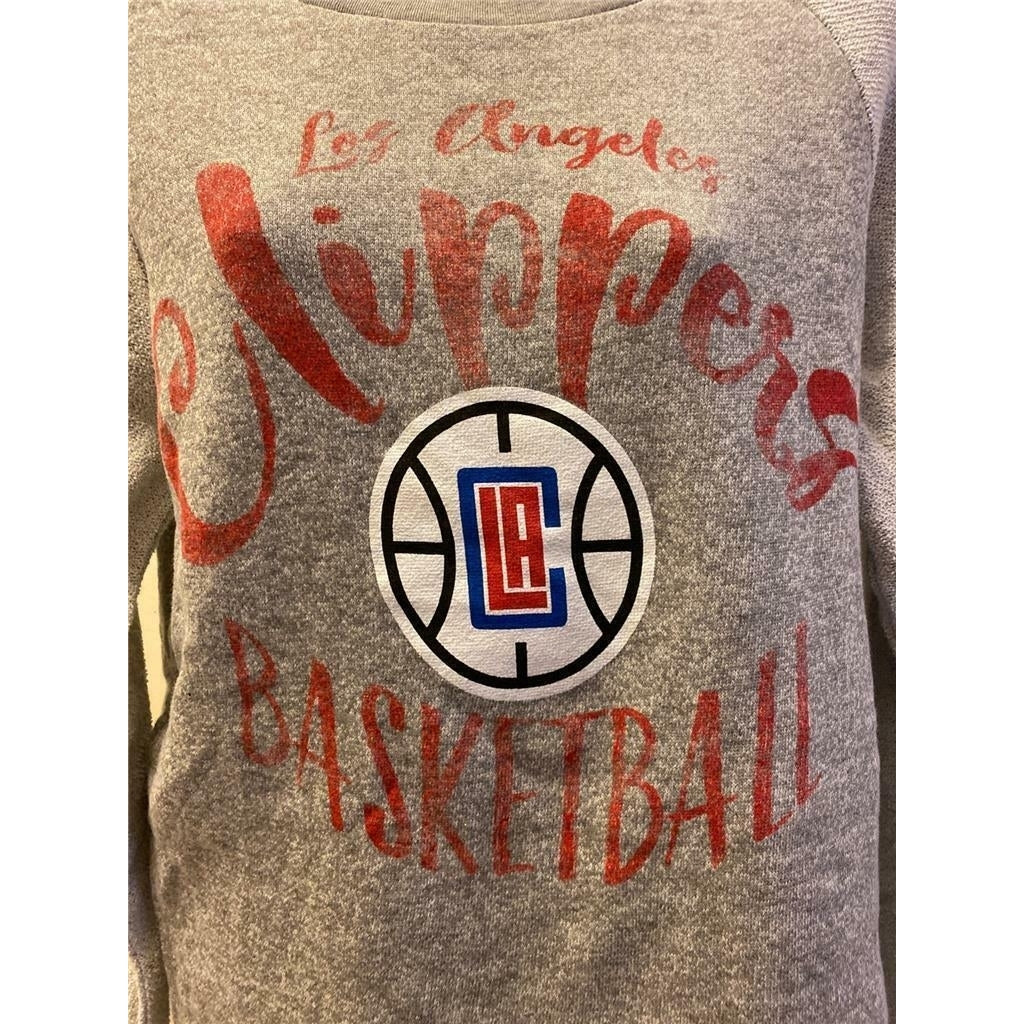 Los Angeles Clippers Womens Size M Medium Gray Sweatshirt Image 3