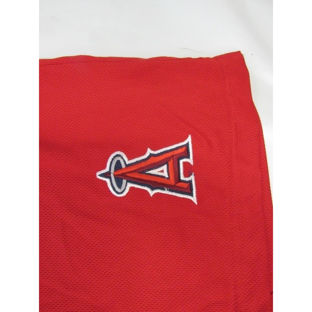 Anaheim Angels Mens Size 3XL Majestic Red Shorts Image 3