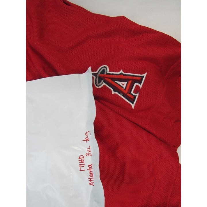 Anaheim Angels Mens Size 3XL Majestic Red Shorts Image 4