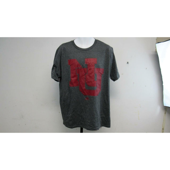 Nebraska Cornhuskers Mens Size L Large Gray Adidas Shirt Image 2