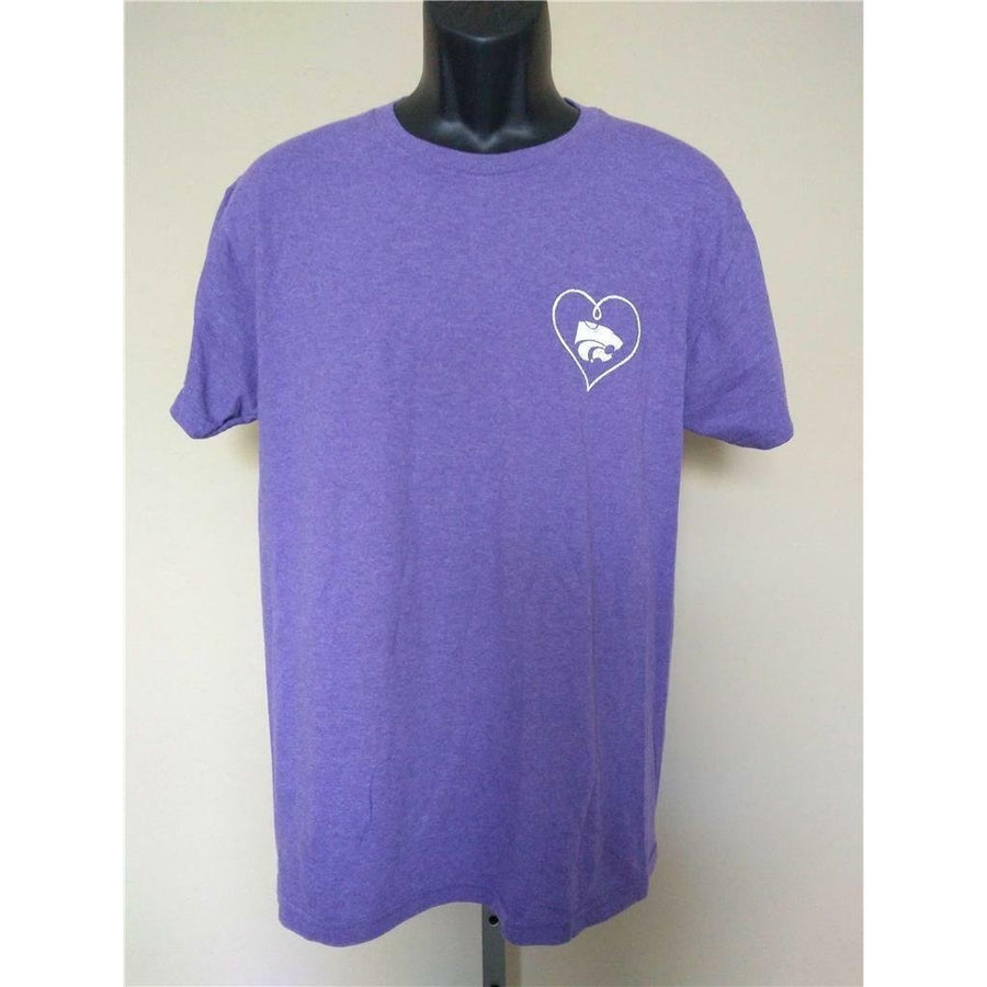 Kansas State Wildcats Basketball Mens Size M Medium Purple Shirt Image 1