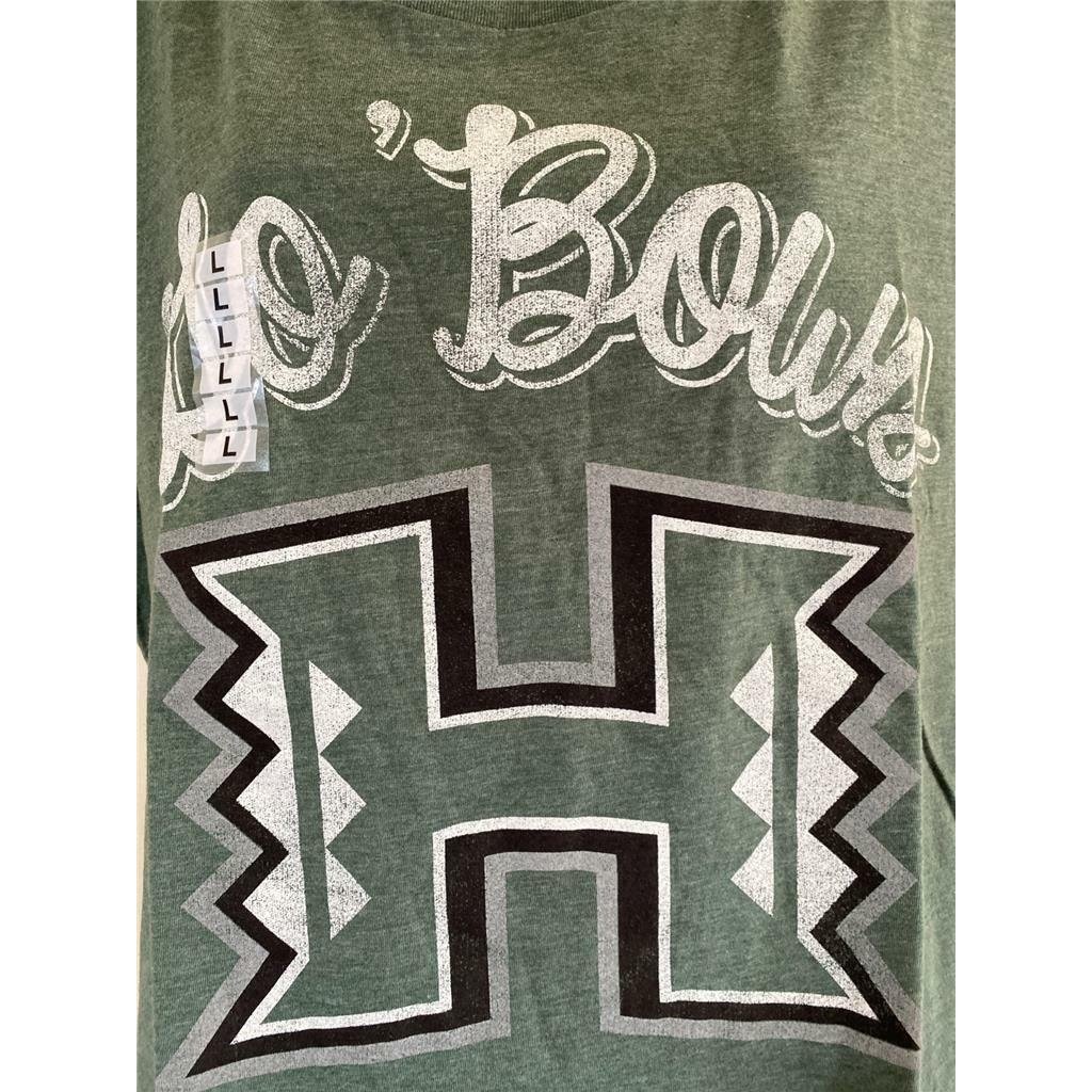 Hawaii Rainbow Warriors Womens Size L Large Green Shirt Image 3