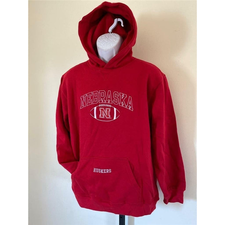 Nebraska Cornhuskers Youth Size XL Red Hoodie Image 2