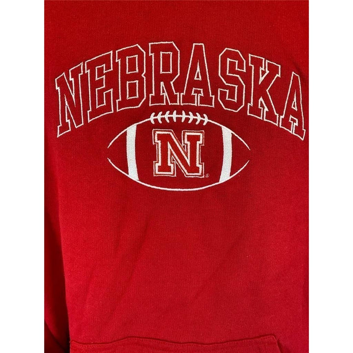 Nebraska Cornhuskers Youth Size XL Red Hoodie Image 3