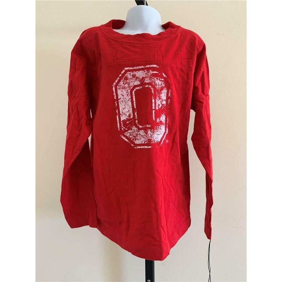 Ohio State Buckeyes Youth Size L Large Red Shirt Image 1