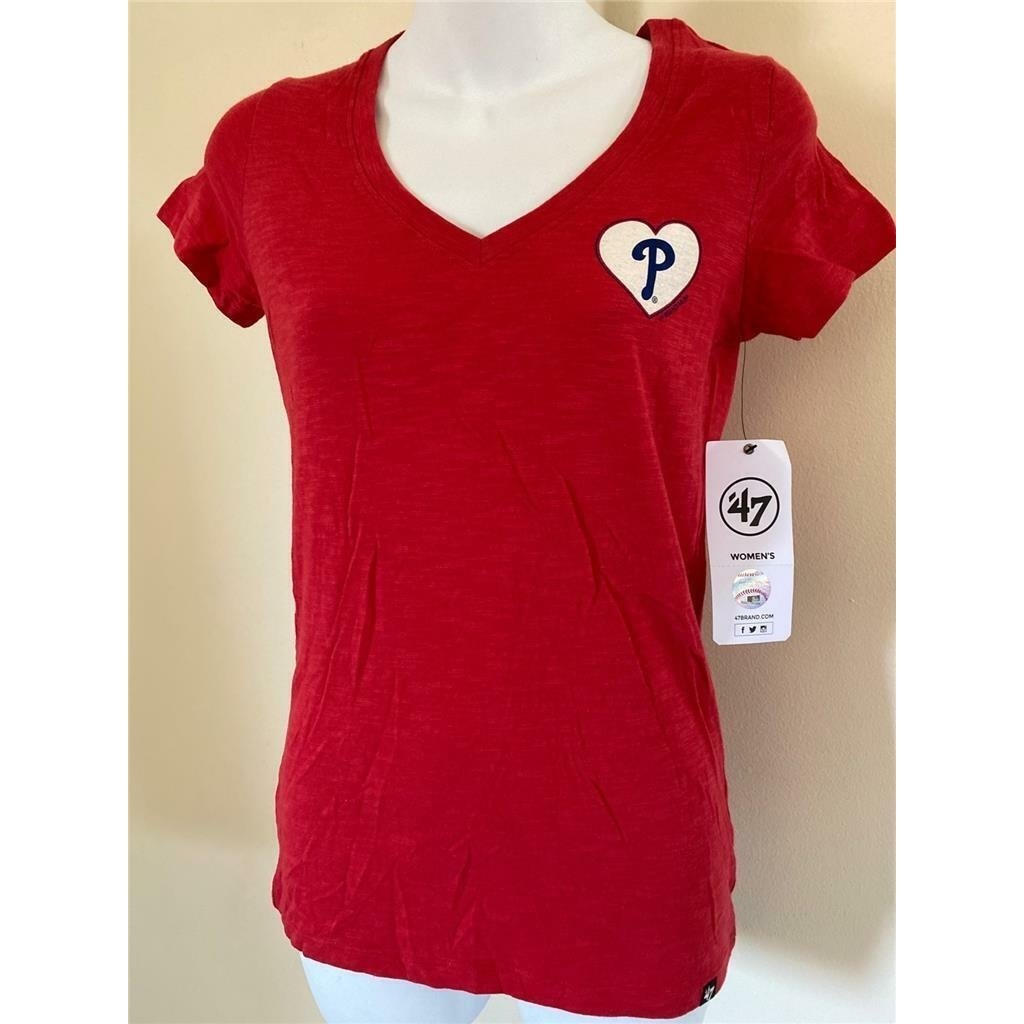 Philadelphia Philles Womens Size S Small Red 47 Shirt Image 2