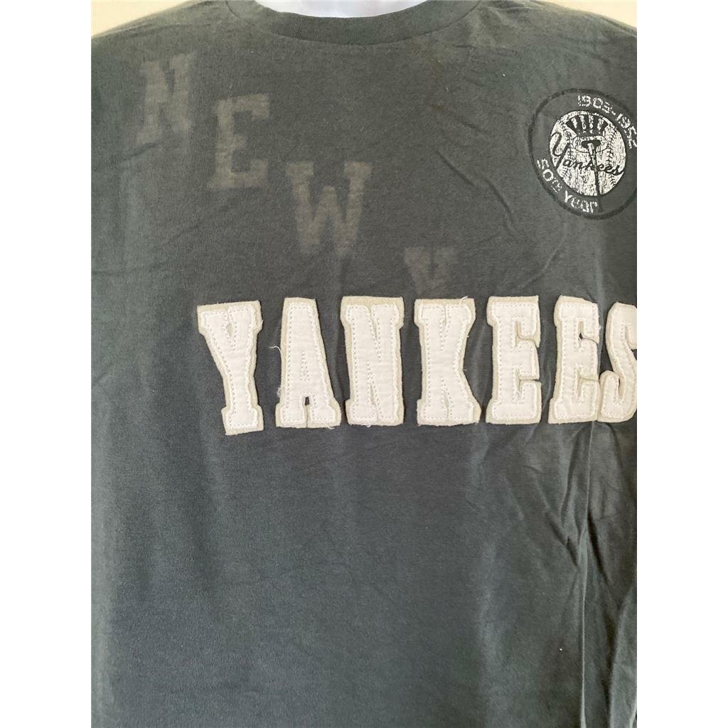 York Yankees Mens Size L Large Blue Shirt Image 3