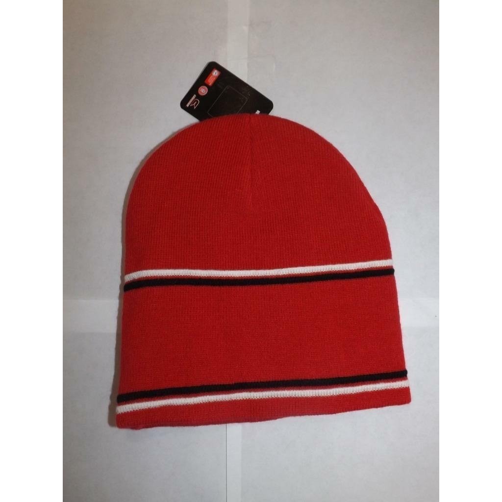 Maryland Terrapins Mens Adult Size OSFA Red Beanie Hat Image 2