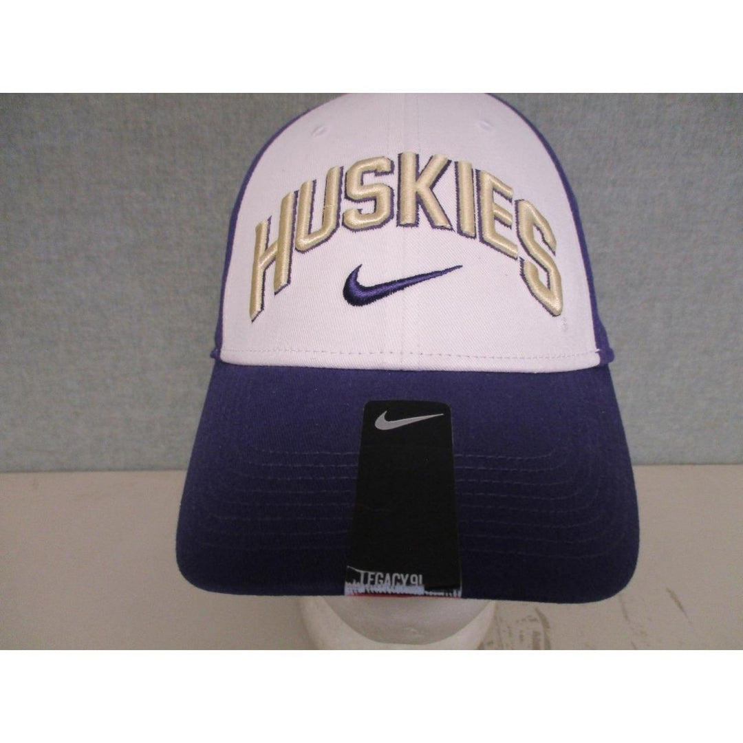 Washington Huskies Mens Size OSFA Flex Fit NIKE Cap Hat MSRP 25 Image 2