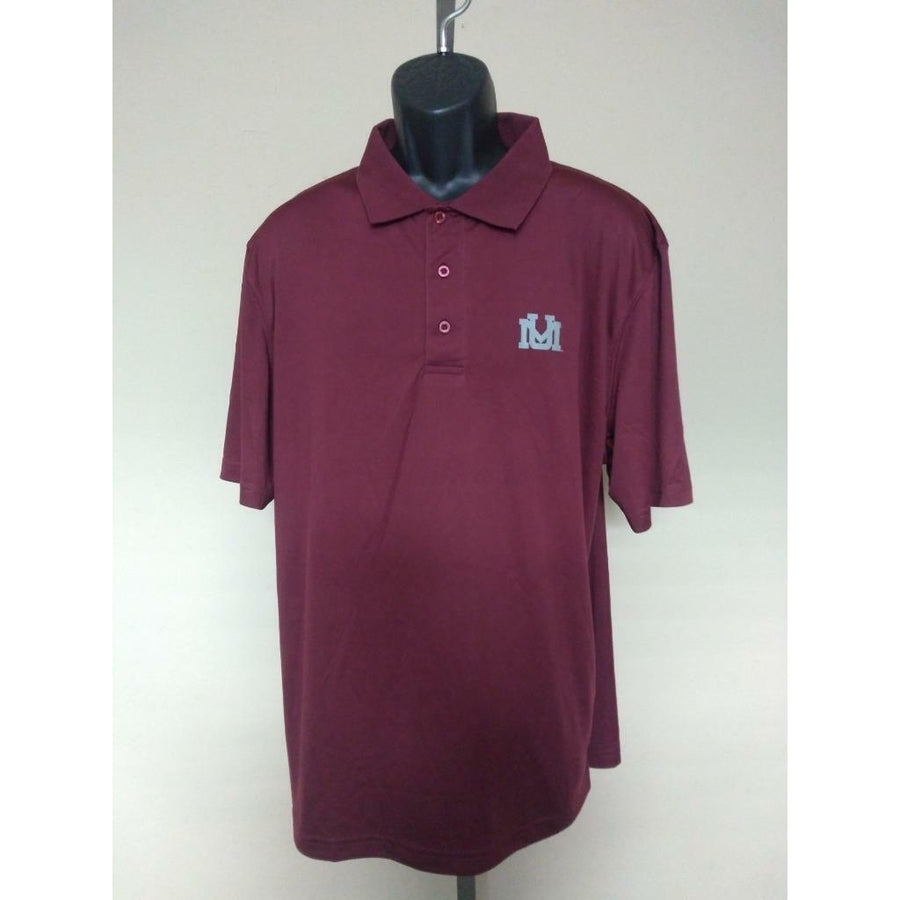 Montana Grizzlies Mens Size XL Maroon J. America Athletic Polo Shirt Image 1