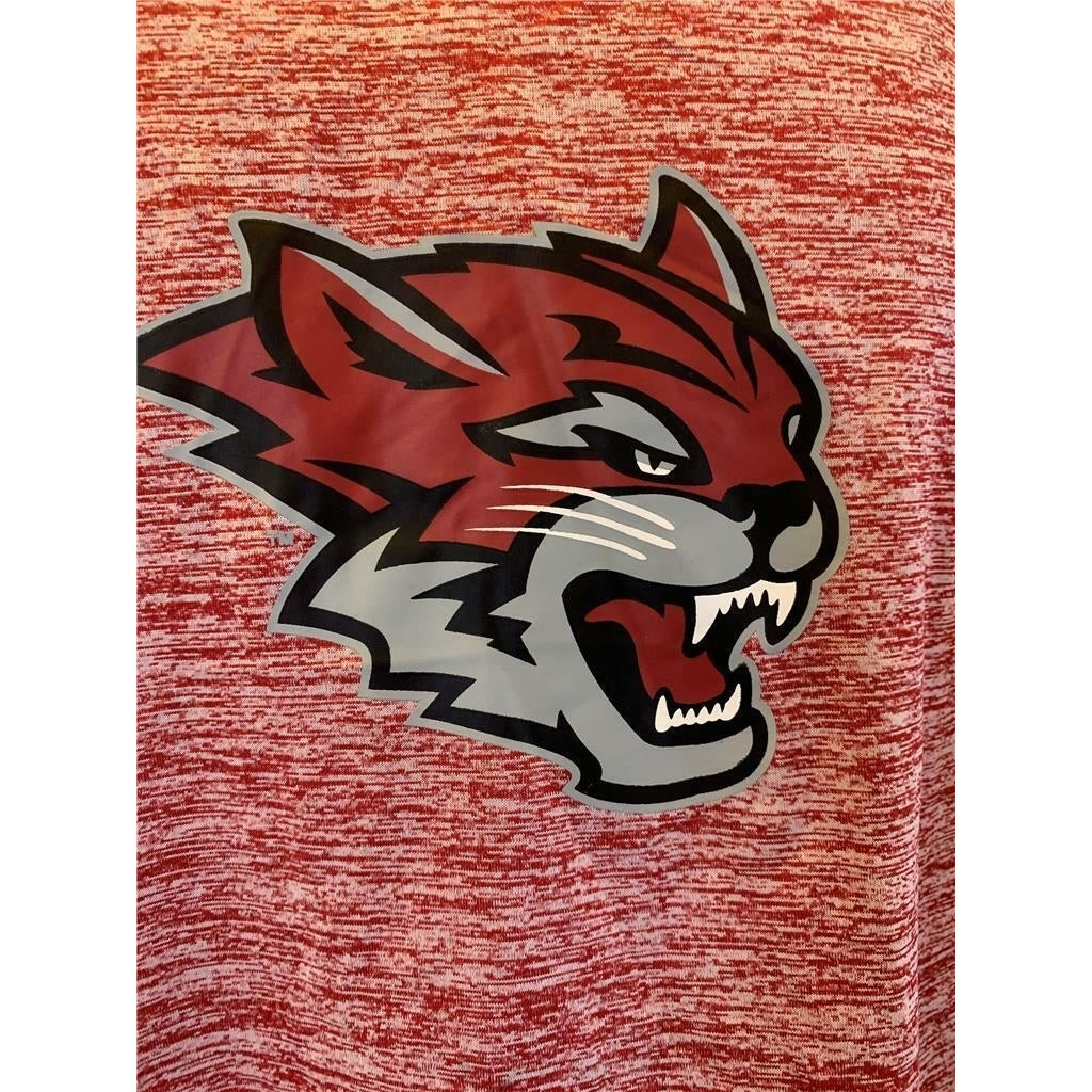 Cal State Chico State Wildcats Mens Size 2XL Red Russell Athletic Shirt Image 2