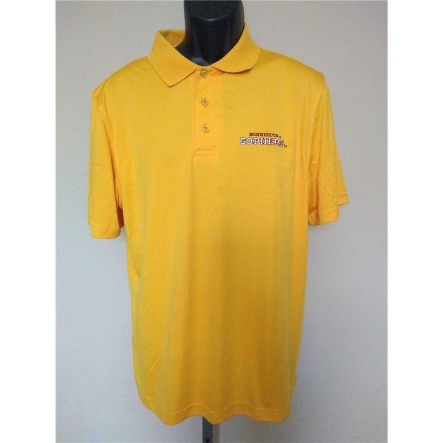 Minor Flaw Minnesota Gophers Mens Size M J. America Athletic Polo MSRP 40 Image 1