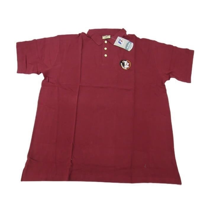 Florida State Seminoles Mens Size 2XL 2XLarge Maroon Polo Shirt Image 1