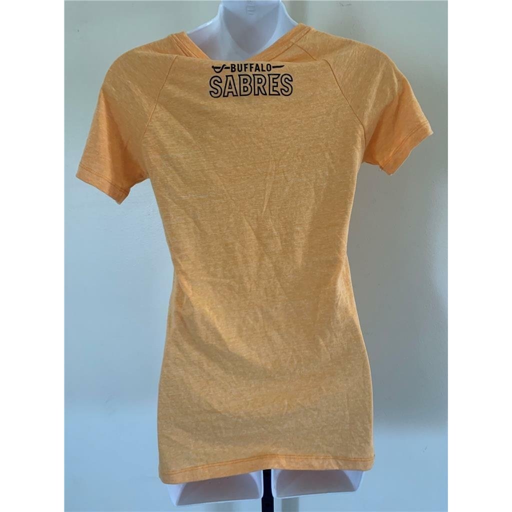 Buffalo Sabres Womens Size S Small Yellow CCM Shirt Image 4