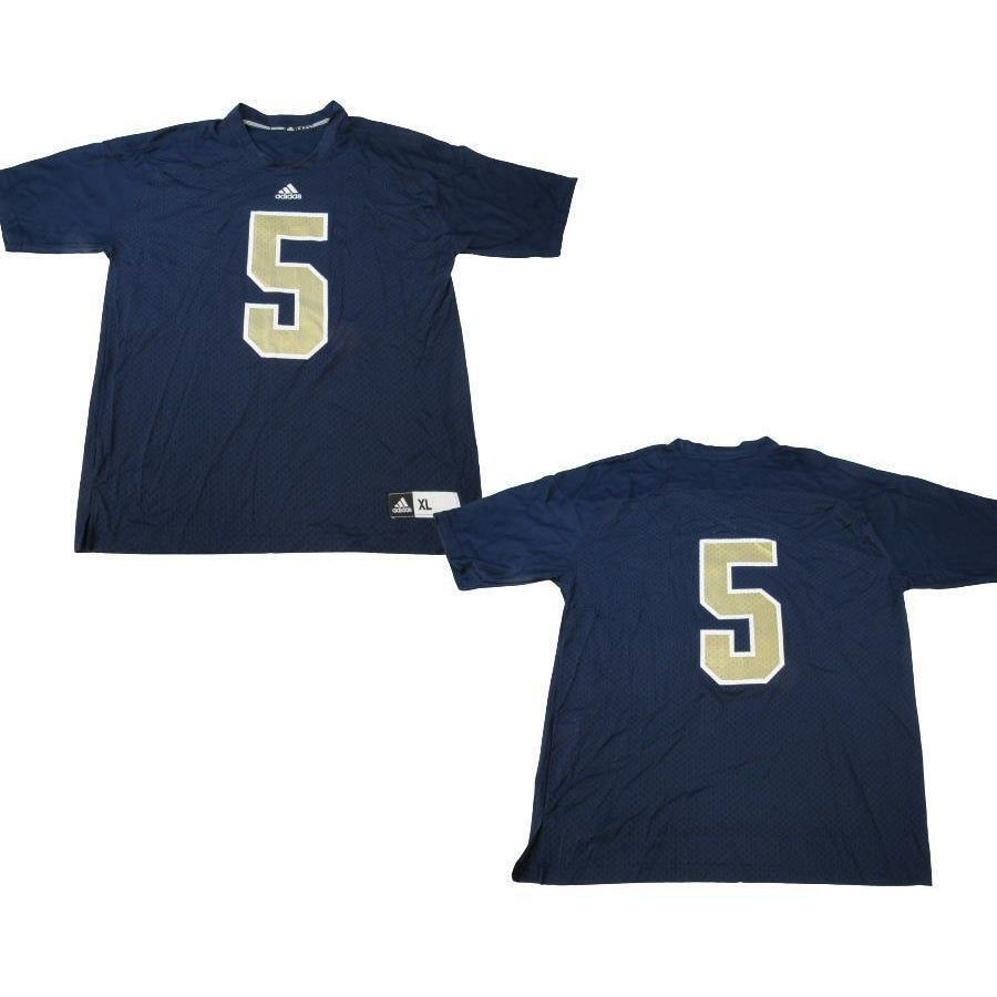 Notre Dame Fighting Irish 5 Manti Teo Mens Size XL XLarge Adidas Jersey Image 1