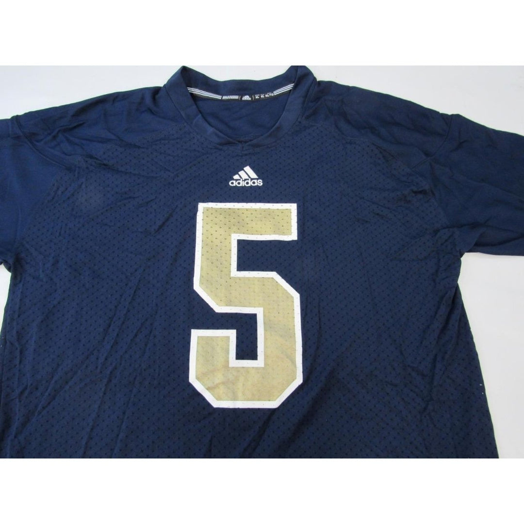 Notre Dame Fighting Irish 5 Manti Teo Mens Size XL XLarge Adidas Jersey Image 2