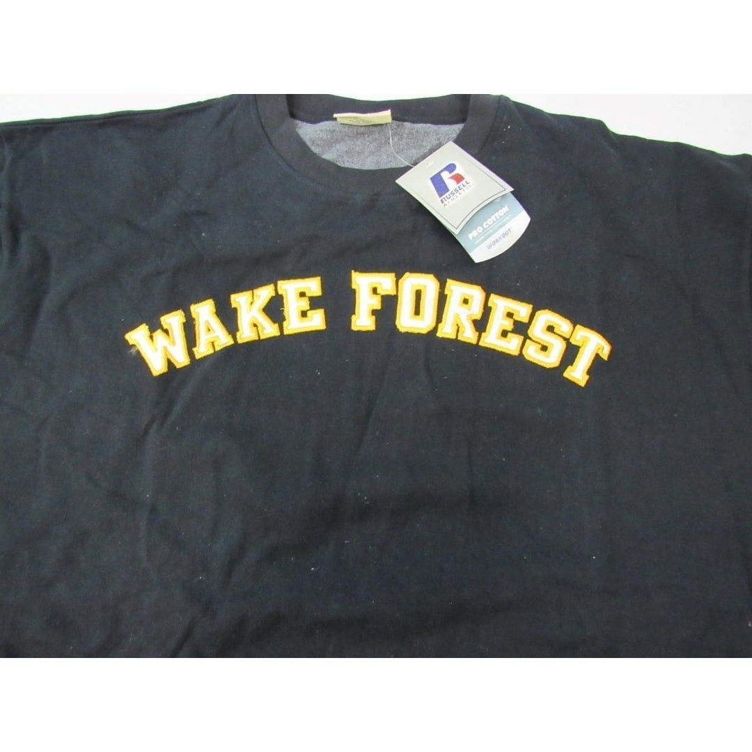 Wake Forest Demon Deacons Mens Size 3XL Black Russell Sweatshirt Image 4