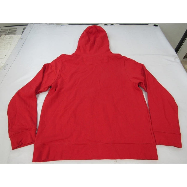 Calgary Flames Mens Size M Medium Red Hoodie Image 3