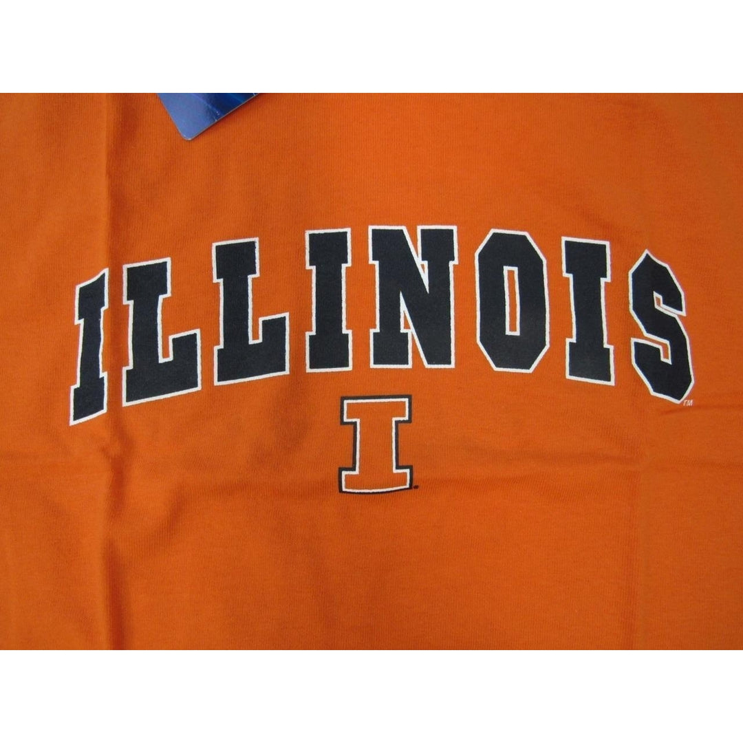 Illinois University Fighting Illini Youth Size XL XLarge Orange Shirt Image 3