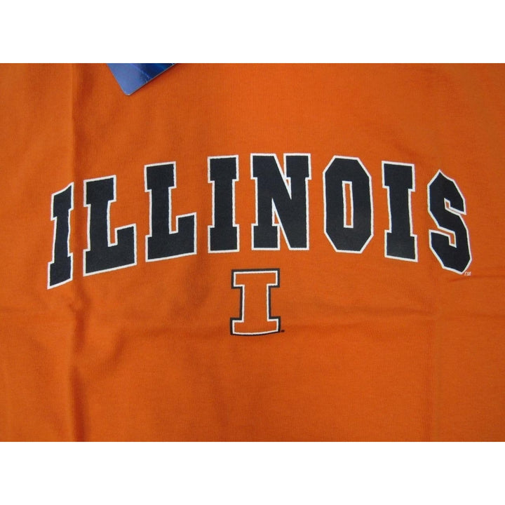 Illinois University Fighting Illini Youth Size XL XLarge Orange Shirt Image 3