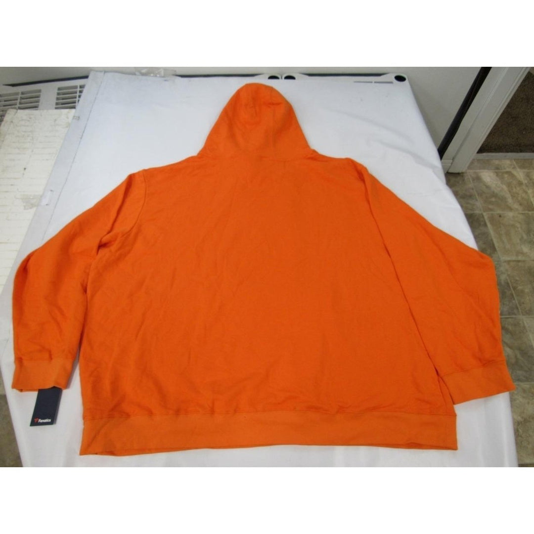 Edmonton Oilers Mens Size 5XL 5XLarge Orange Hoodie Image 2