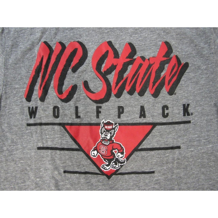 North Carolina State Wolfpack Mens Size S Small Adidas Gray Shirt 26 Image 3