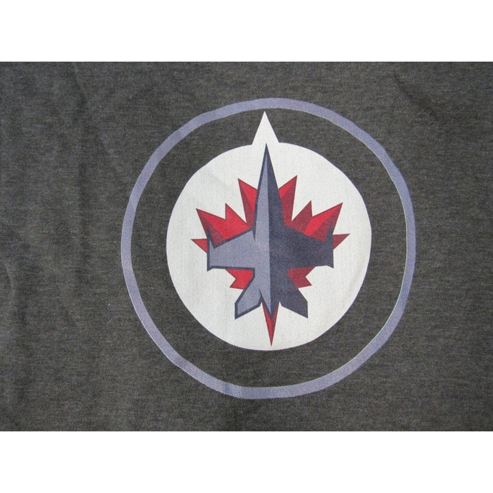 Winnipeg Jets Mens Size 2XL 2XLarge Dark Gray Sweatshirt Image 3