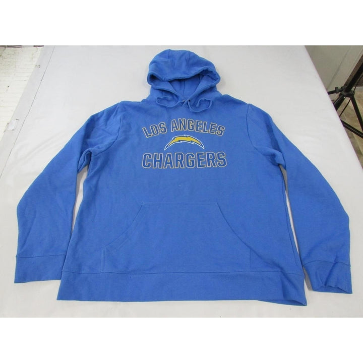 Los Angeles Chargers Mens Size XL XLarge Blue Hoodie Image 1