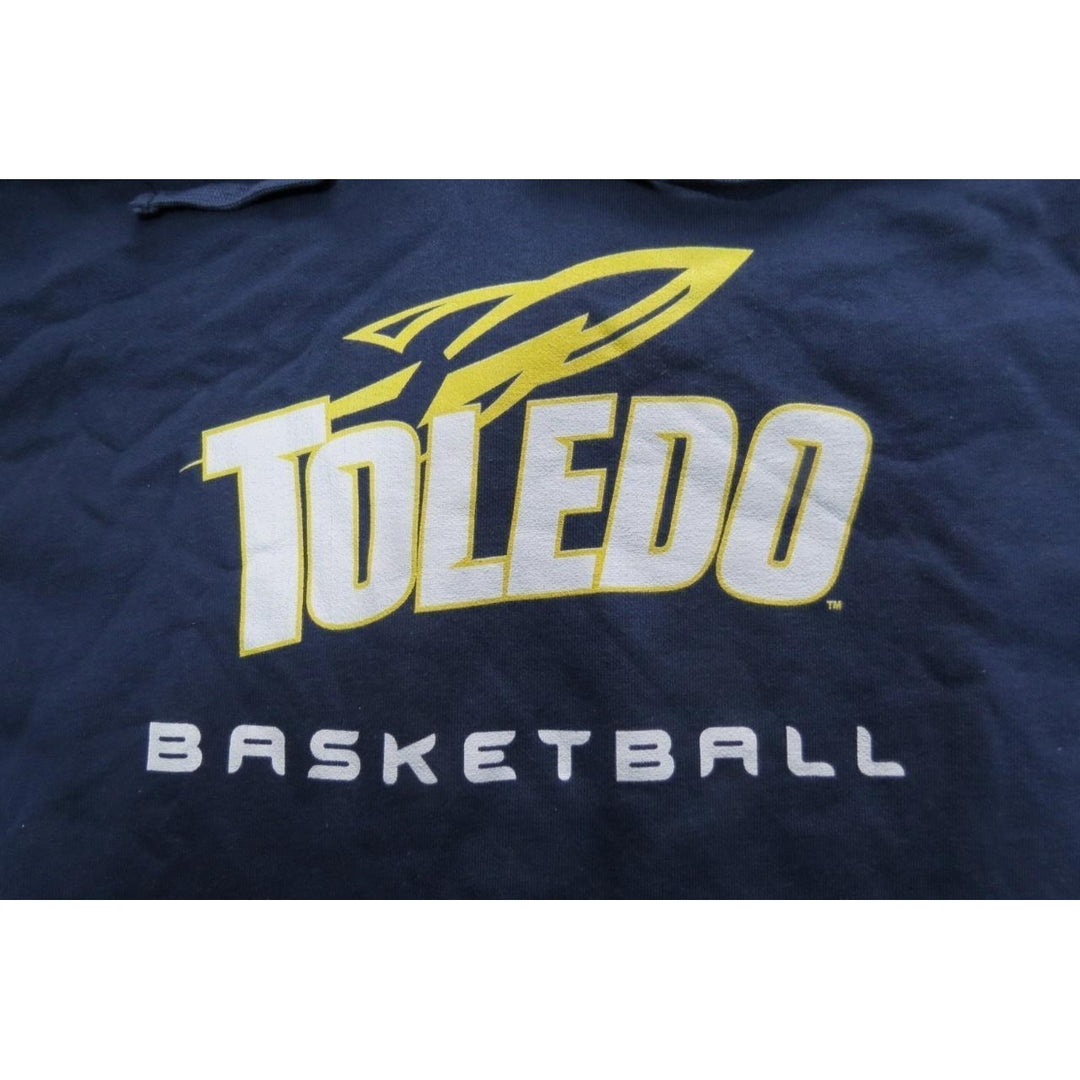 Toledo Rockets Basketball Mens Size XL Blue Hoodie Image 3