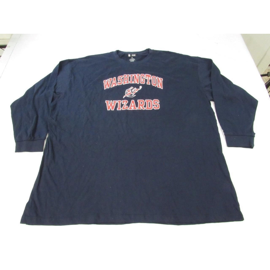 Washington Wizards Mens Size 3XLT 3XLarge-Tall Navy Blue Shirt Image 1