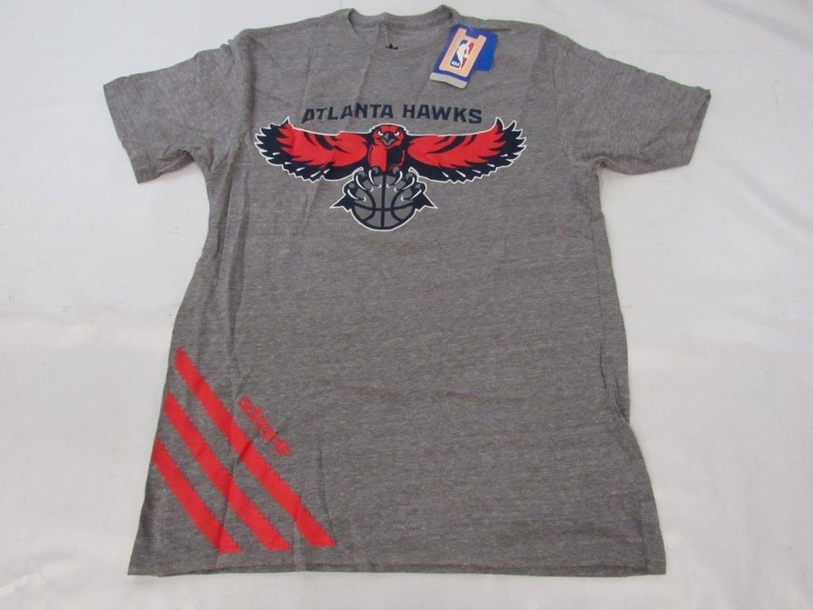 Atlanta Hawks Mens Size S Small Heathered Gray Adidas Shirt 28 Image 1