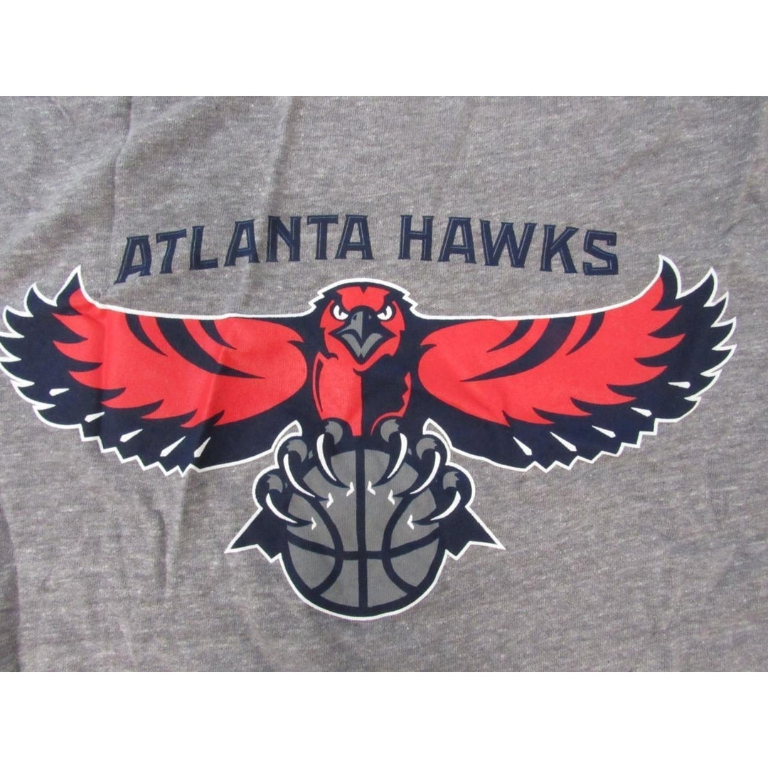 Atlanta Hawks Mens Size S Small Heathered Gray Adidas Shirt 28 Image 3