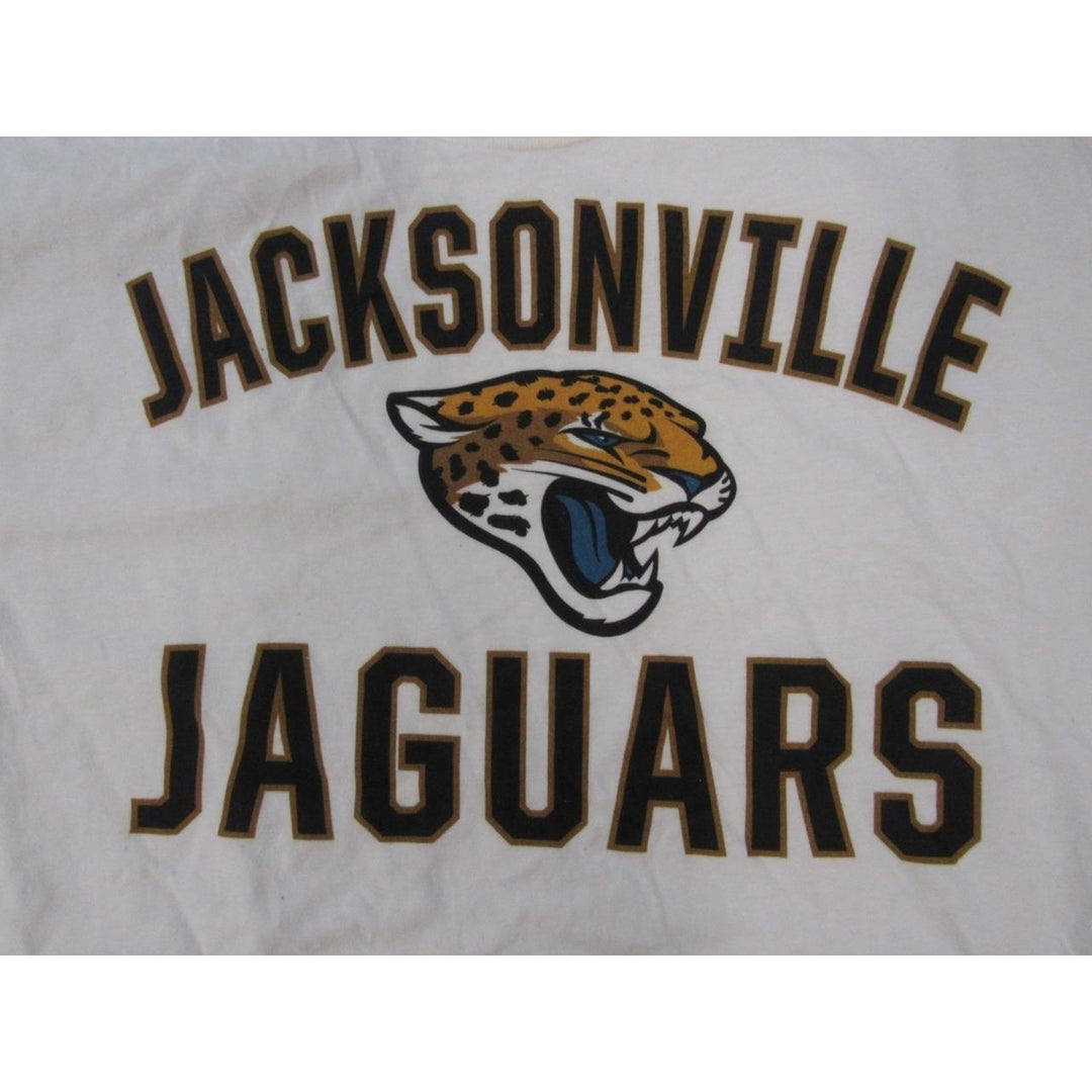 Jacksonville Jaguars Mens Size M Medium White Long Sleeved Shirt Image 3