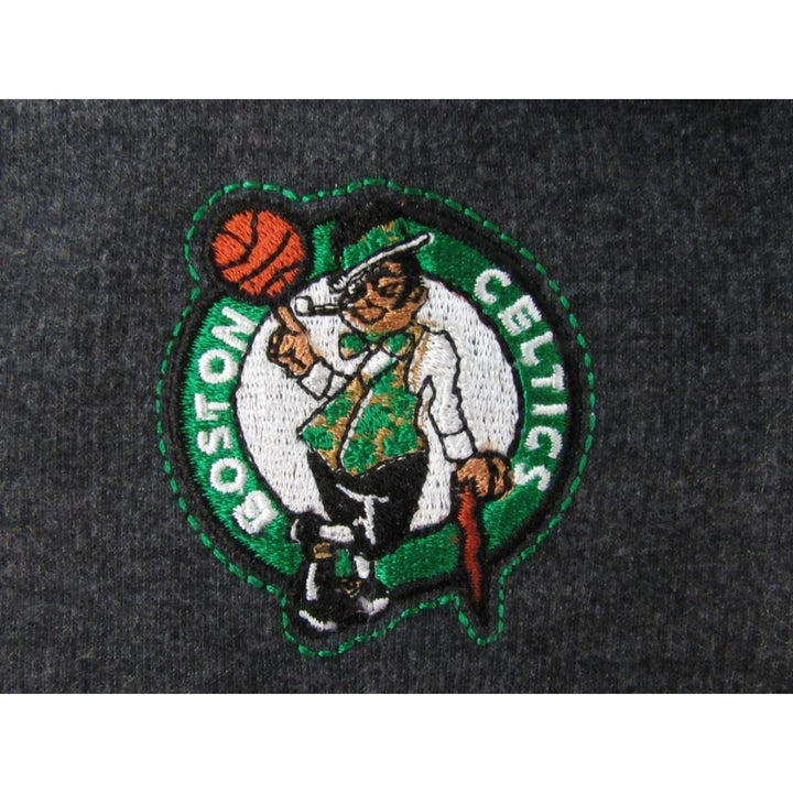 Boston Celtics Womens Size S Small Dark Gray Full Button Up Jacket Image 3