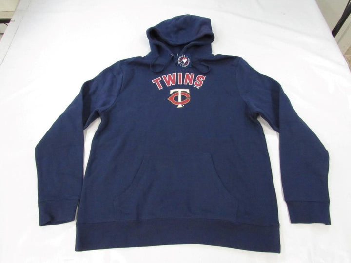 Minnesota Twins Mens Size XL XLarge Navy Blue Hoodie Image 1